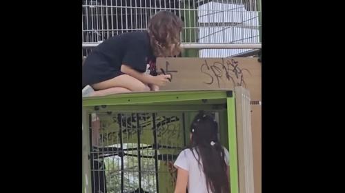 ForPost - Юные граффитисты наследили в севастопольском парке