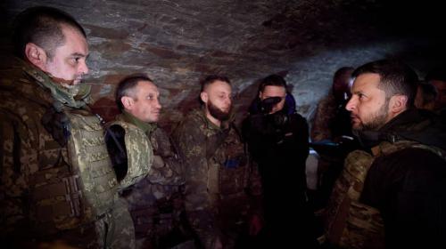 ForPost - В Киеве заявили, что Зеленский посетил военную часть в Запорожской области