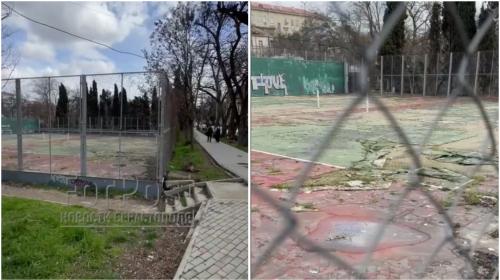 ForPost- Судьба теннисных кортов в Комсомольском парке Севастополя остаётся под вопросом
