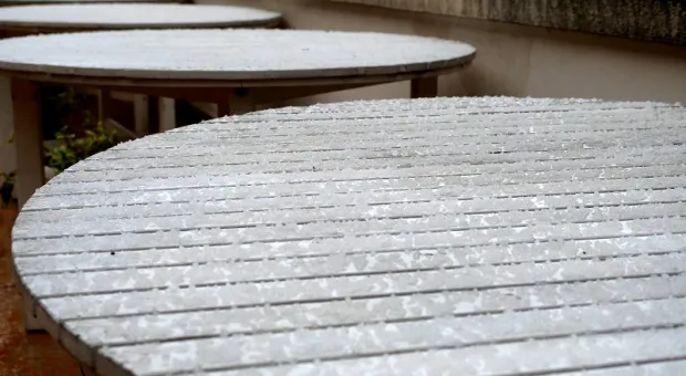 В Севастополе «выпал» первый снег 