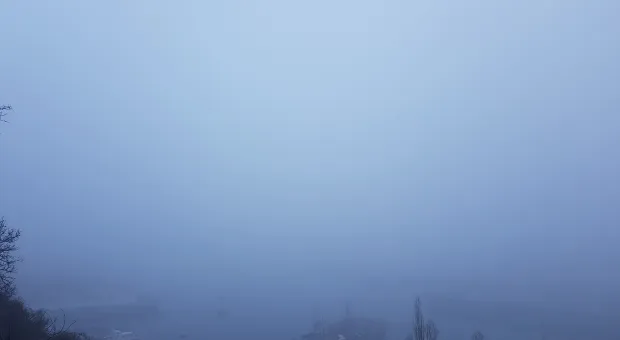 Севастополь окутало туманом