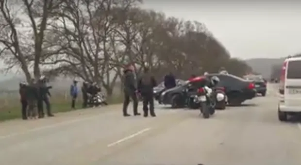 В аварии на Ялтинском кольце погиб мотоциклист