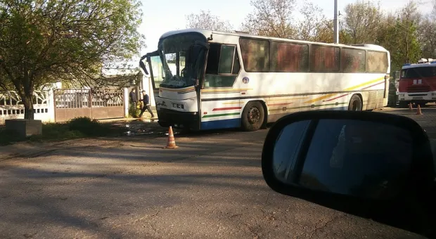 В Красногвардейске за рулём автобуса умер водитель