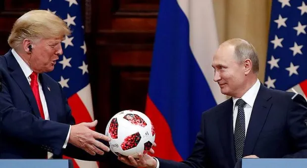 Спецслужбы США проверяют подаренный Путиным Трампу футбольный мяч