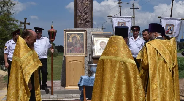 В Джанкое освящён наибольший в Крыму поклонный крест