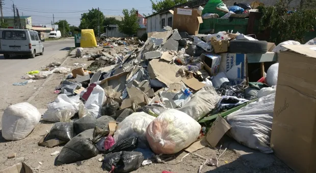 Симферополь захлёбывается в мусоре