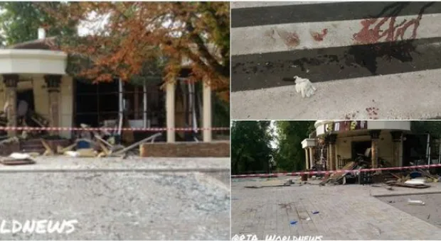 При взрыве в кафе Донецка погибли два человека