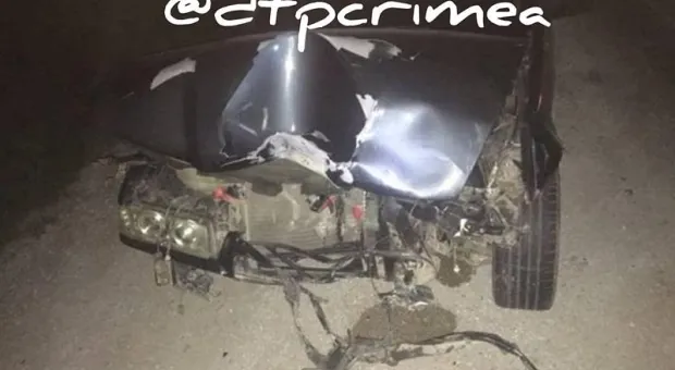 В аварии на автодороге в Крыму погиб водитель