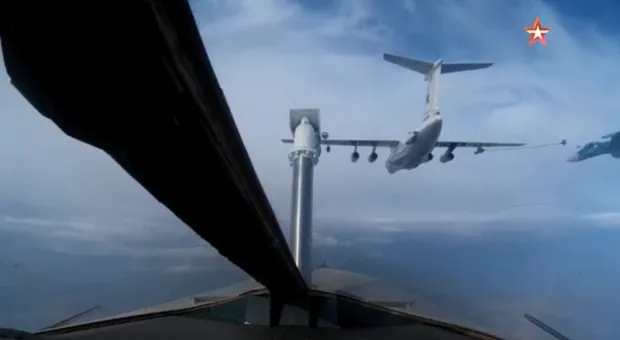 Как российские лётчики дозаправили самолёты над Крымом