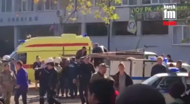 Появилось видео с места взрыва в Крыму