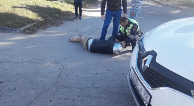 В Севастополе сбили «убегавшего» от полиции мотоциклиста