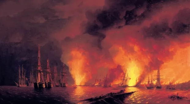 Севастополь отмечает годовщину последнего боя парусных флотов 