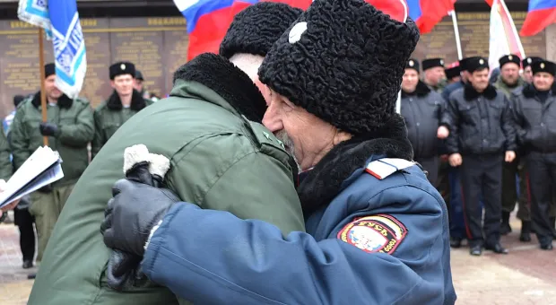 Ополченцы Севастополя отметили пятилетие Русской весны