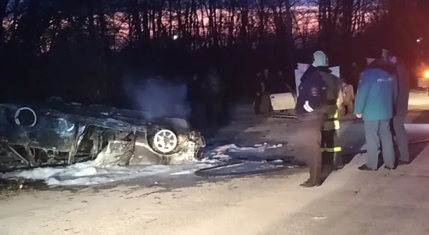 Водитель лишился своей «ласточки» на дороге в Крыму