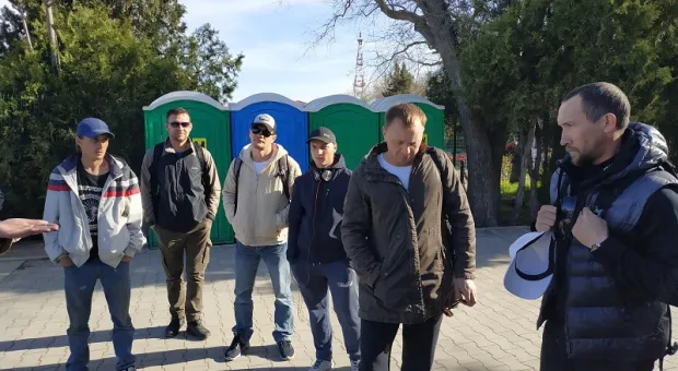 В Севастополе бастуют строители Исторического бульвара 