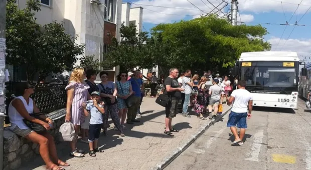 В Севастополе жалуются на плохую работу общественного транспорта