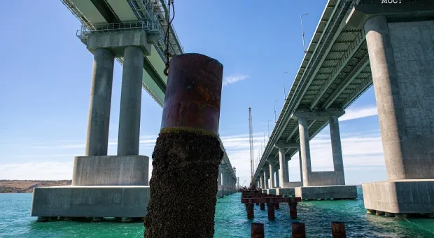 Финишная прямая: «строительные леса» Крымскому мосту больше не нужны