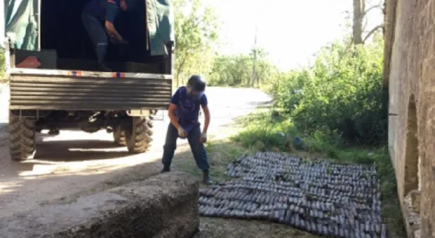 В Крыму подорвали склад с несколькими сотнями авиабомб