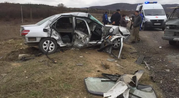 Полиция назвала причину тяжёлой аварии на трассе Ялта — Севастополь 