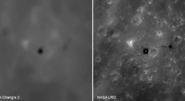 Впервые опубликованы китайские снимки мест посадок «Аполлонов» на Луне