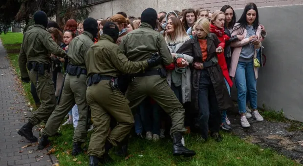 В столице Белоруссии прошли жёсткие задержания протестующих