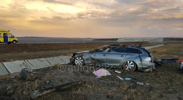 В Крыму насмерть разбился водитель BMW X5