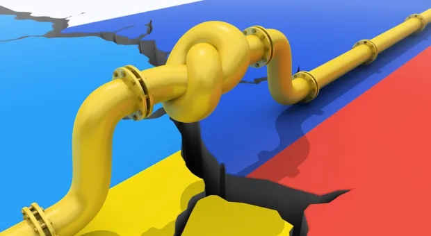 Транзит российского газа в ЕС через Украину за год рухнул