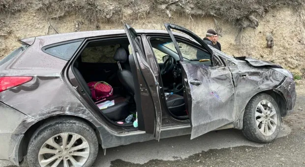 Машина с тремя подростками опрокинулась под Севастополем