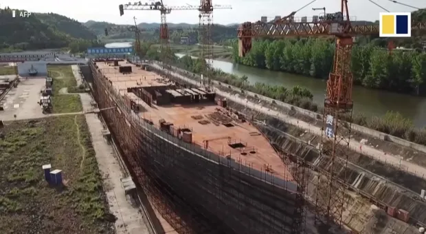 В Китае заканчивают строить копию «Титаника» 