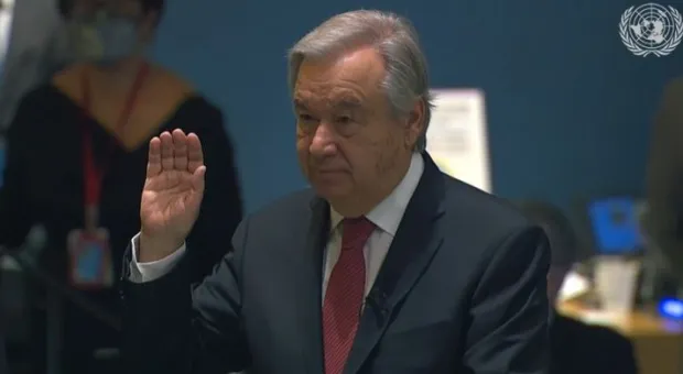 Действующего генсека ООН переизбрали на должность на второй срок 