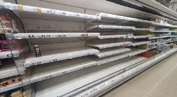 Британцы бьют тревогу из-за дефицита еды в магазинах