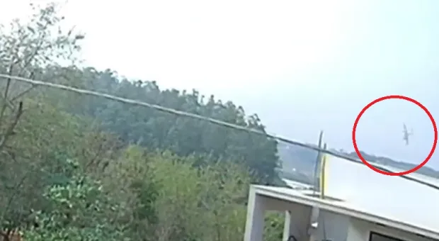 Крушение самолёта в Бразилии попало на видео
