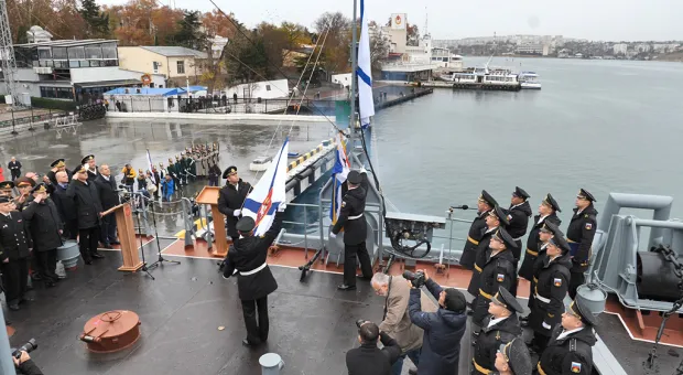 На корабле «Азов» ЧФ в Севастополе состоялась историческое событие
