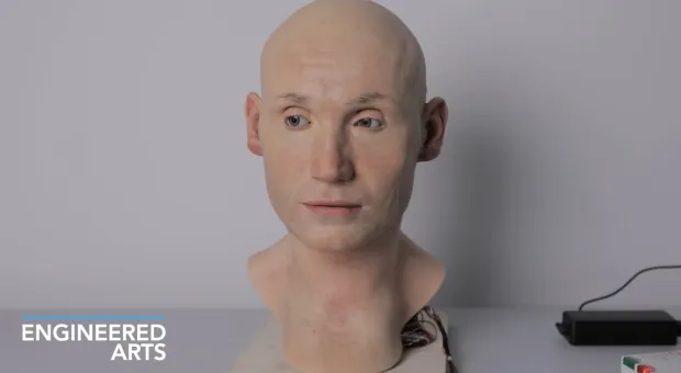 Учёные показали голову необычного человекоподобного робота. Видео