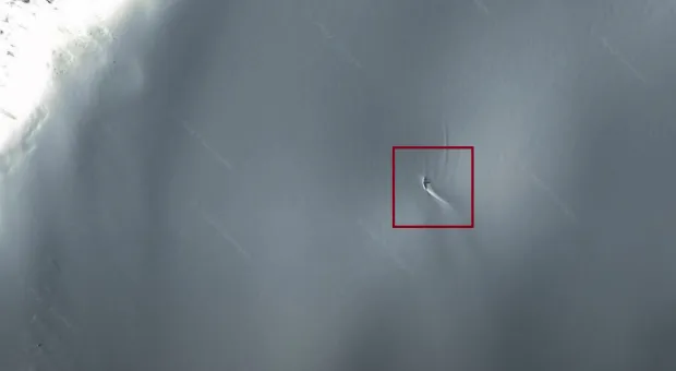 В Антарктиде обнаружено возможное место крушения НЛО