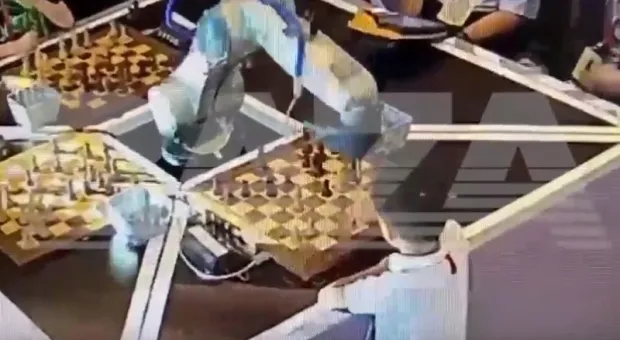 Шахматный робот сломал мальчику палец во время турнира