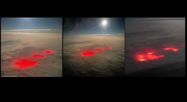 «Портал в ад»: над Атлантическим океаном заметили красные огни