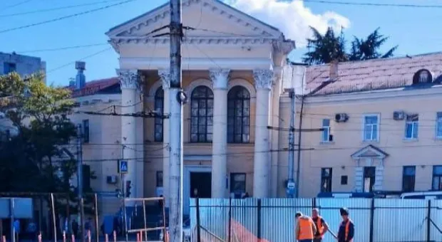 В Севастополе начались строительные работы на площади Восставших 