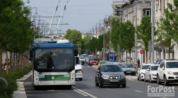 Севастопольский троллейбус снова свернул не туда