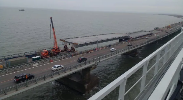 Строители завершили надвижку четырёх пролётов Крымского моста