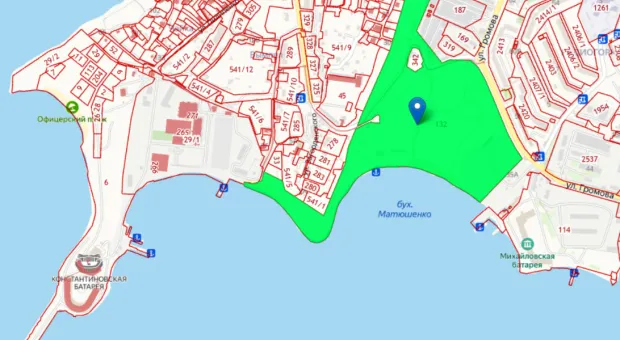 Возле бухты Матюшенко в Севастополе появится благоустроенный парк