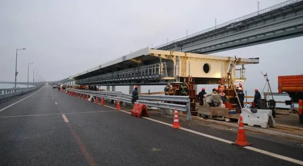 Ремонт Крымского моста подошёл к финишной прямой