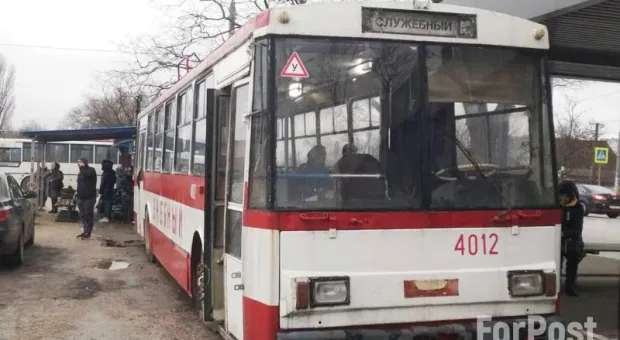 Зал ожидания в Крыму оборудовали в салоне чешского троллейбуса