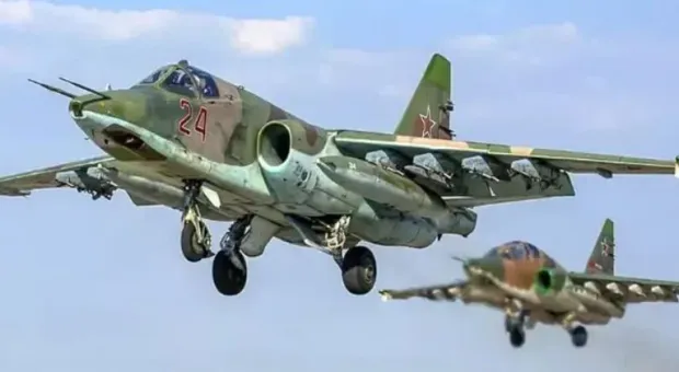 Российские Су-25 нанесли удар по противнику в Авдеевке