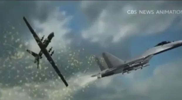 Как российские лётчики показали класс манёвров и вместе с дроном отогнали НАТО