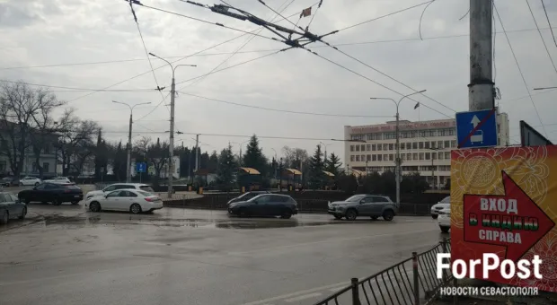 В Севастополе демонтировали скандальную пластиковую пальму с площади Восставших 