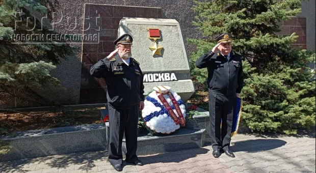 В Севастополе почтили память крейсера «Москва» и его моряков 