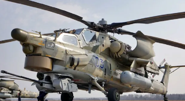 В Крыму рухнул военный вертолёт