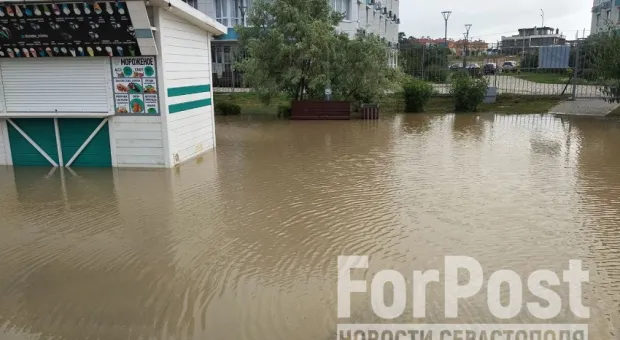 Дождь и экономия превратили в «Венецию» элитный район у севастопольского пляжа 