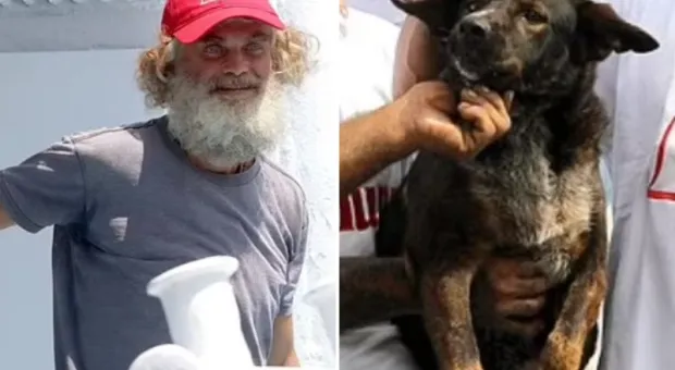 Мужчина отказался от собаки, в компании которой два месяца дрейфовал в океане